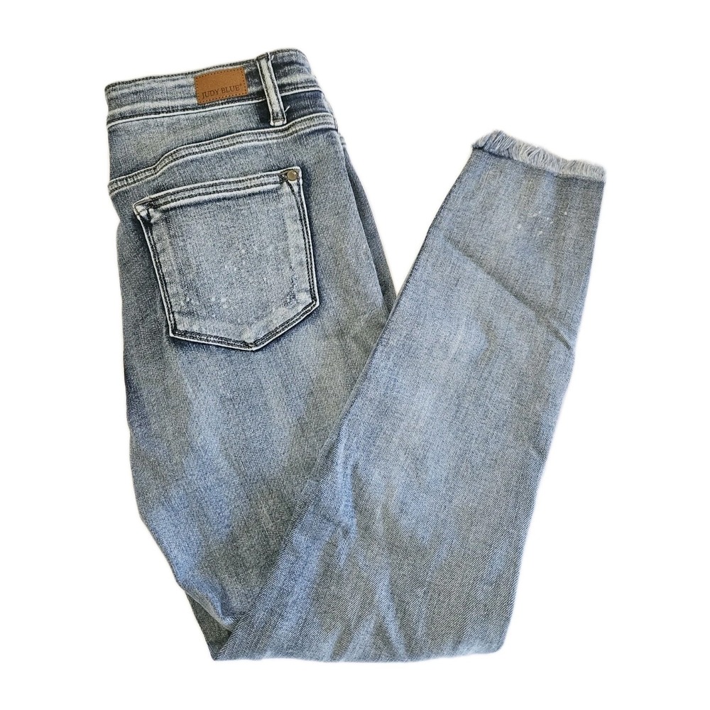 Judy Blue Pull On Skinny Fit Jeans Size 9/29 Light Blue Mid Rise Stretch